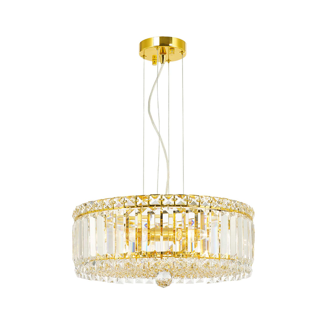 Modular Crystal Pendant - 40cm Light Gold