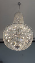 Load image into Gallery viewer, Empress Crystal Basket Chandelier - CHROME - 42 Light
