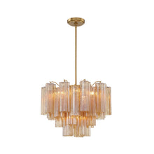 Load image into Gallery viewer, Odelle Collection - Ring Chandelier - Satin Brass - W:50cm
