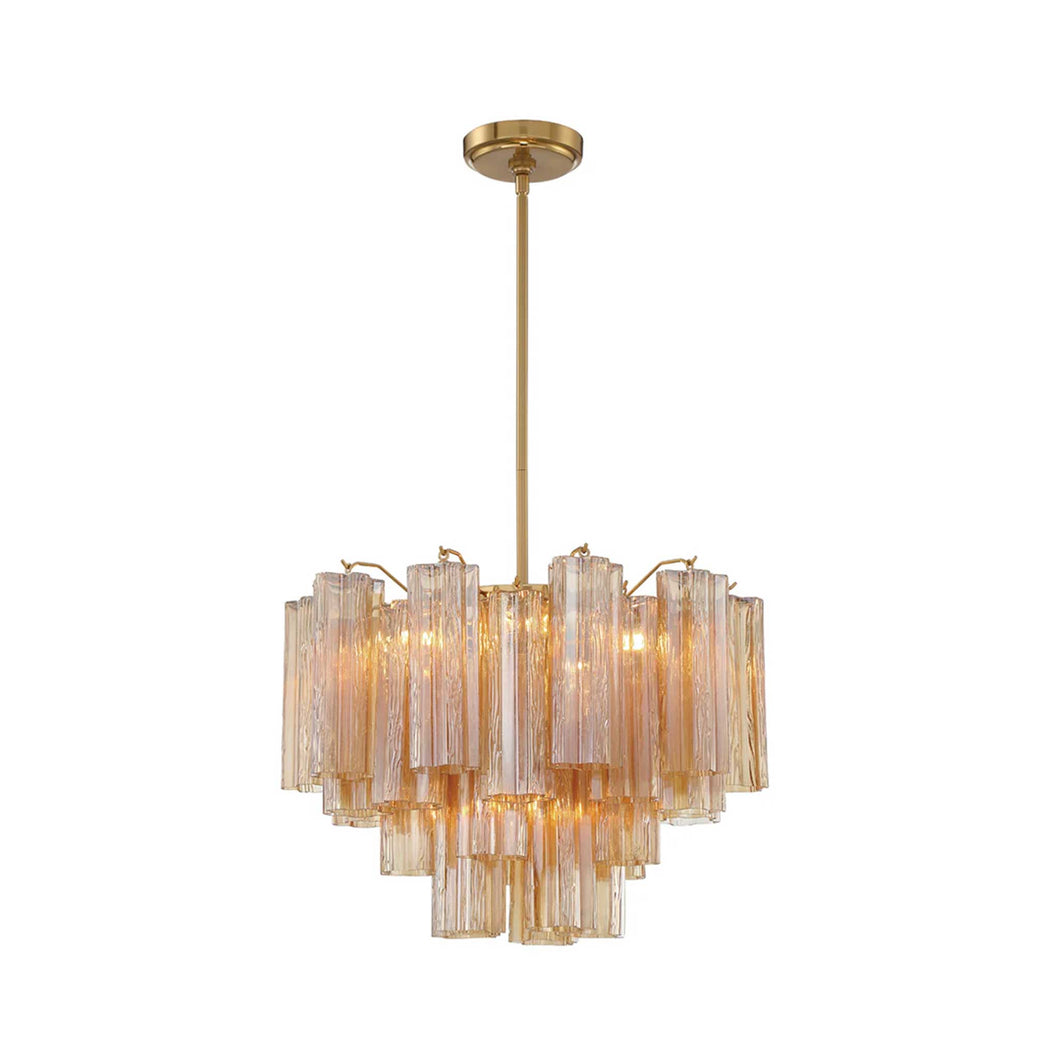 Odelle Collection - Ring Chandelier - Satin Brass - W:50cm