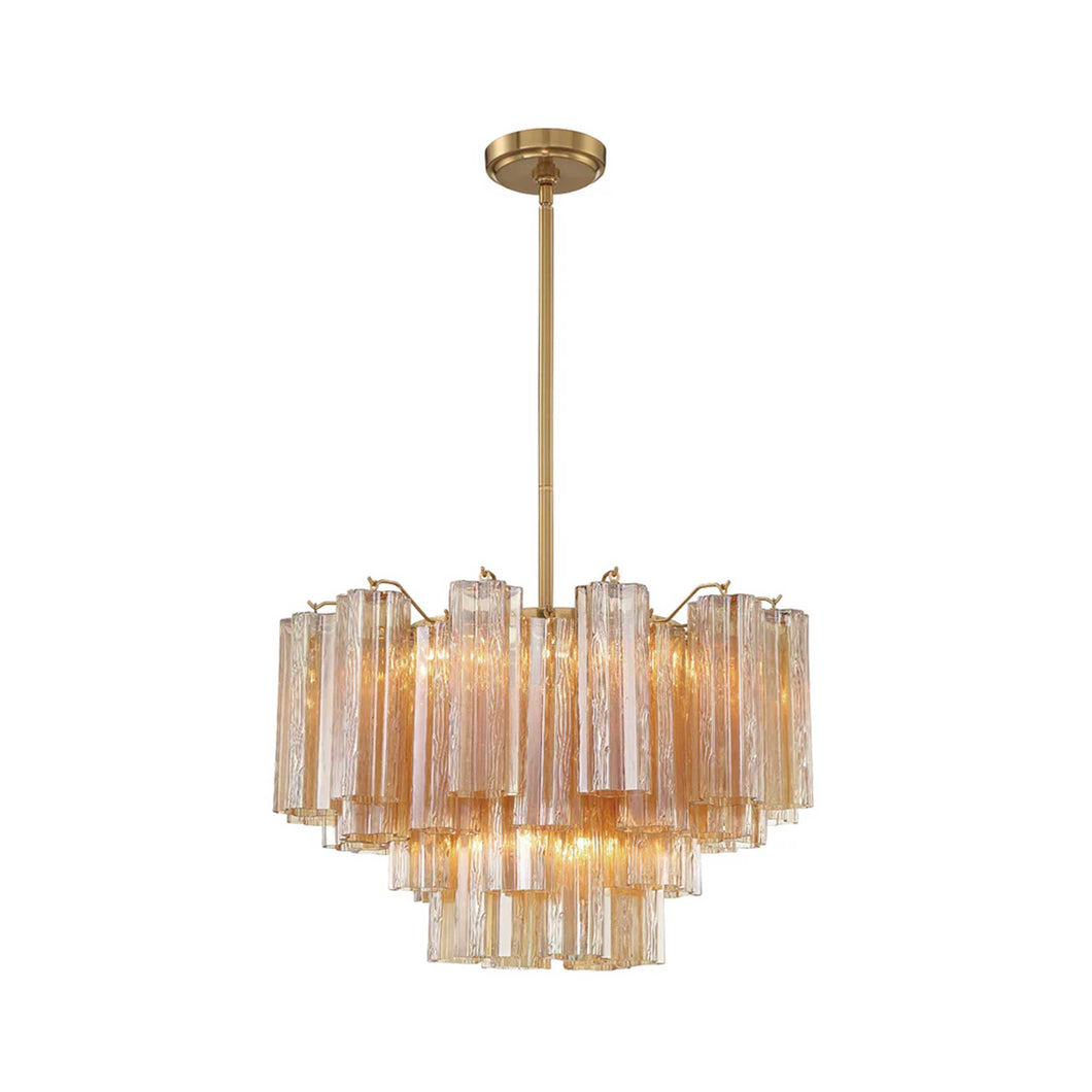 Odelle Collection - Ring Chandelier - Satin Brass - W:56cm