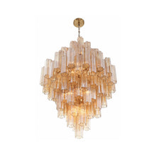 Load image into Gallery viewer, Odelle Collection - Ring Chandelier - Satin Brass - H:128cm
