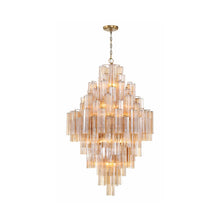 Load image into Gallery viewer, Odelle Collection - Ring Chandelier - Satin Brass - H:128cm
