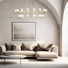 Load image into Gallery viewer, Hulton Collection - 30 Light Chandelier - Satin Brass
