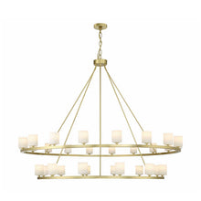 Load image into Gallery viewer, Hulton Collection - 30 Light Chandelier - Satin Brass
