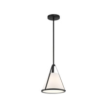 Load image into Gallery viewer, Kendal Collection - 1 Light Pendant - Matte Black Frame
