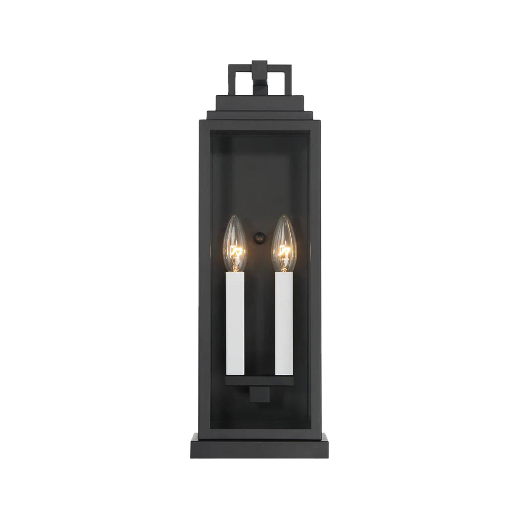 Atlas Collection - 2 Light - Wall Sconce - Matte Black - H:48cm