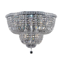 Load image into Gallery viewer, Empress Flush Mount Basket Chandelier - CHROME - W:70cm
