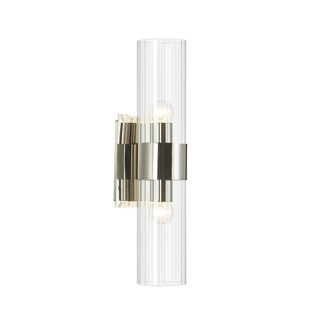 Provincial Collection Wall Sconce - Polished Nickel - H:42cm