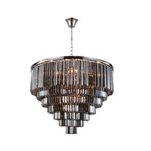 Load image into Gallery viewer, Odeon (Oasis) Chandelier- 7 Layer - Smoke Finish - W:100cm
