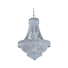 Load image into Gallery viewer, Empire Basket Chandelier - CHROME - 12 Light
