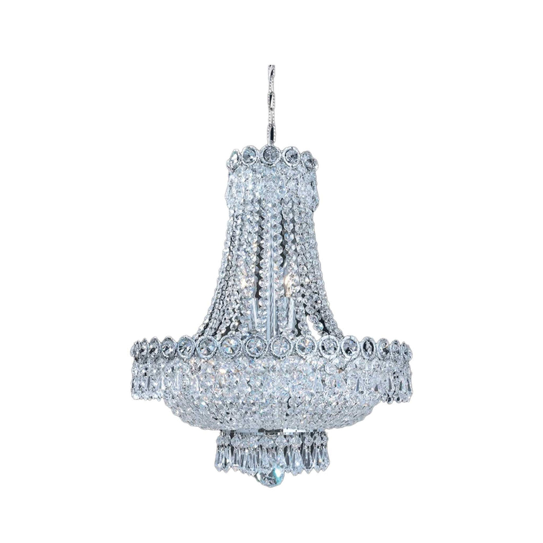 Empire Basket Chandelier - CHROME - 8 Light