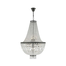 Load image into Gallery viewer, French Basket Chandelier - Antique SILVER - 8 Light
