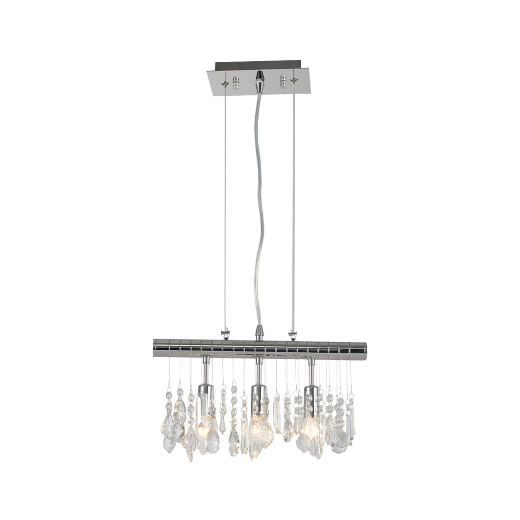 Trinity Modern Crystal Bar Light - W:40cm