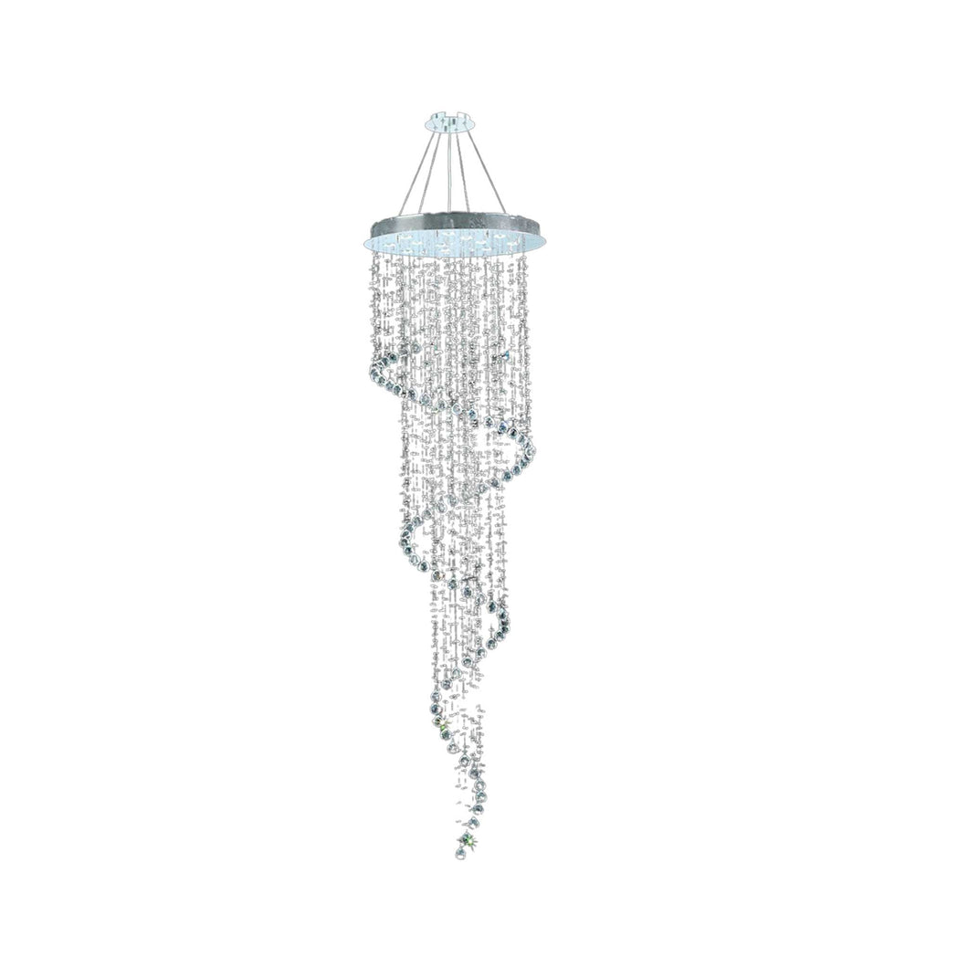 Contemporary Spiral LED Chandelier - W:70cm H:240cm