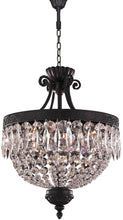 Load image into Gallery viewer, Florence Basket Chandelier - Flemish Brass Finish- W:40cm H:50cm
