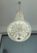 Load image into Gallery viewer, Empress Crystal Basket Chandelier - CHROME - 45 Light
