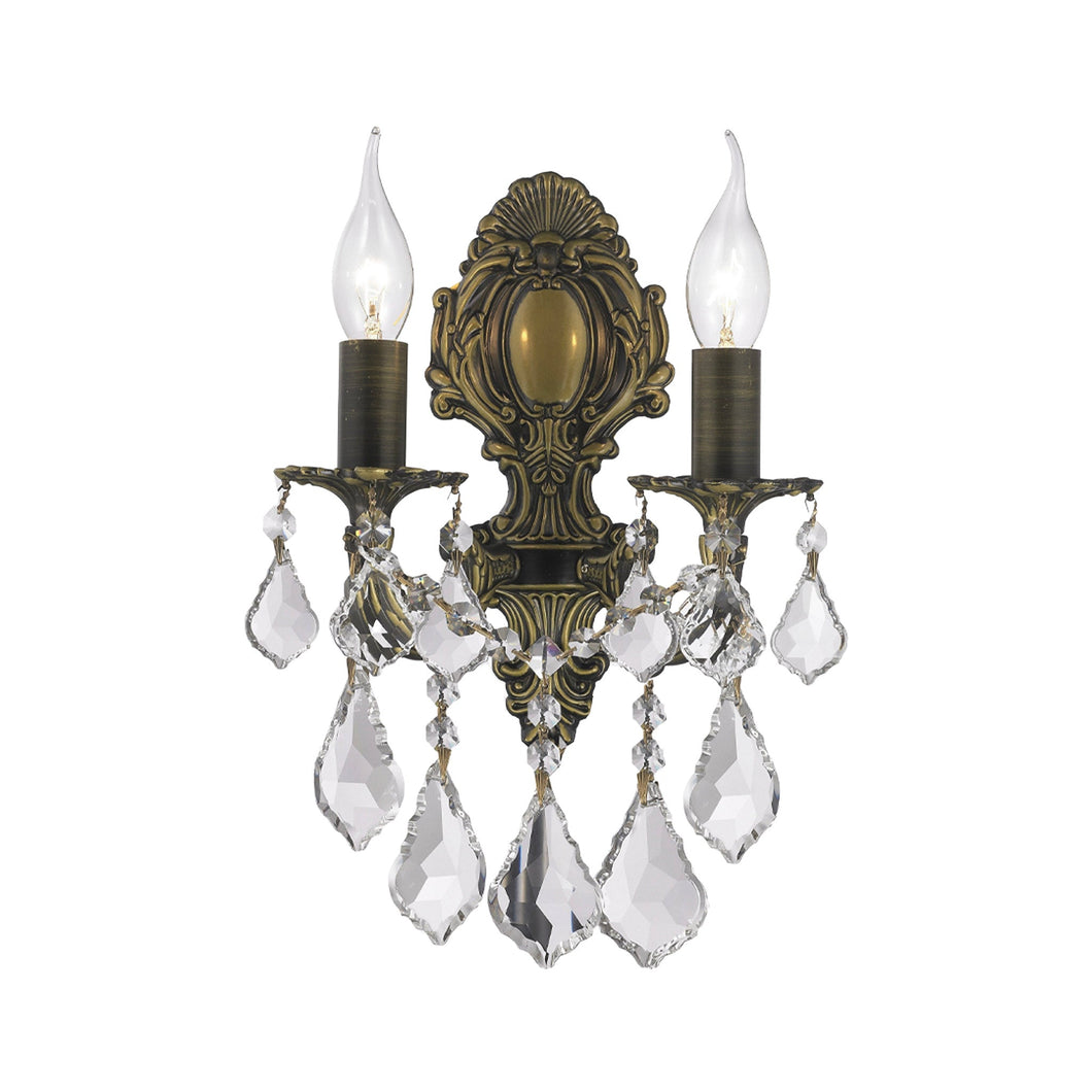 AMERICANA 2 Light Wall Sconce - Victorian - Antique Bronze Style