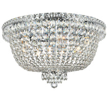 Load image into Gallery viewer, NewYork Empress - Flush Mount Basket Chandelier - Chrome - W:60cm
