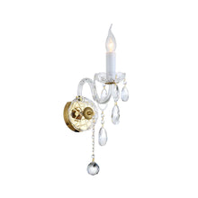 Load image into Gallery viewer, Bohemian Elegance Single Arm Wall Light Sconce- Brass Fixtures (to match Prague series)
