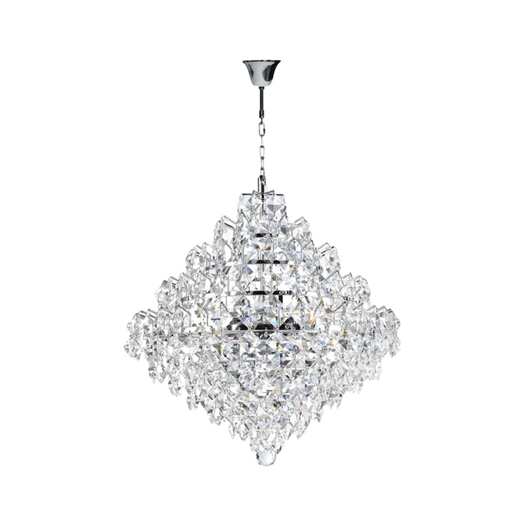 NewYork - Diamond Edge Crystal Pendant Light - 40cm