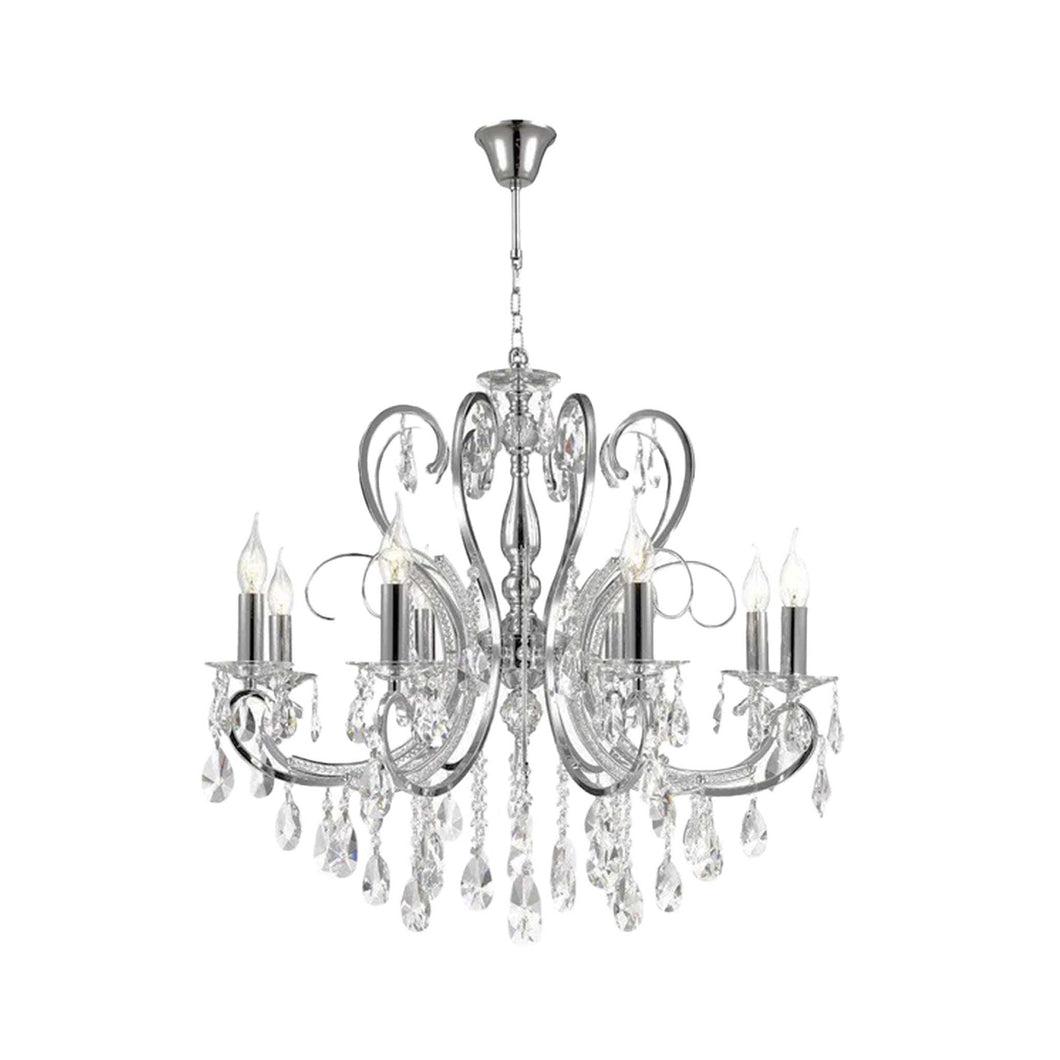 NewYork Princess 8 Arm Chandelier - W:70