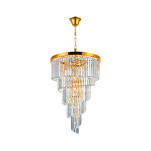 Load image into Gallery viewer, NewYork Oasis Spiral Chandelier - Gold - Width: 60cm
