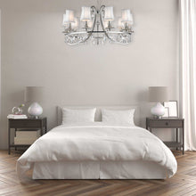 Load image into Gallery viewer, NewYork - Hampton Halo 10 Light Chandelier - Silver Plated
