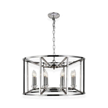 Load image into Gallery viewer, NewYork Alfa - 8 Light - Round - Nickel Plated
