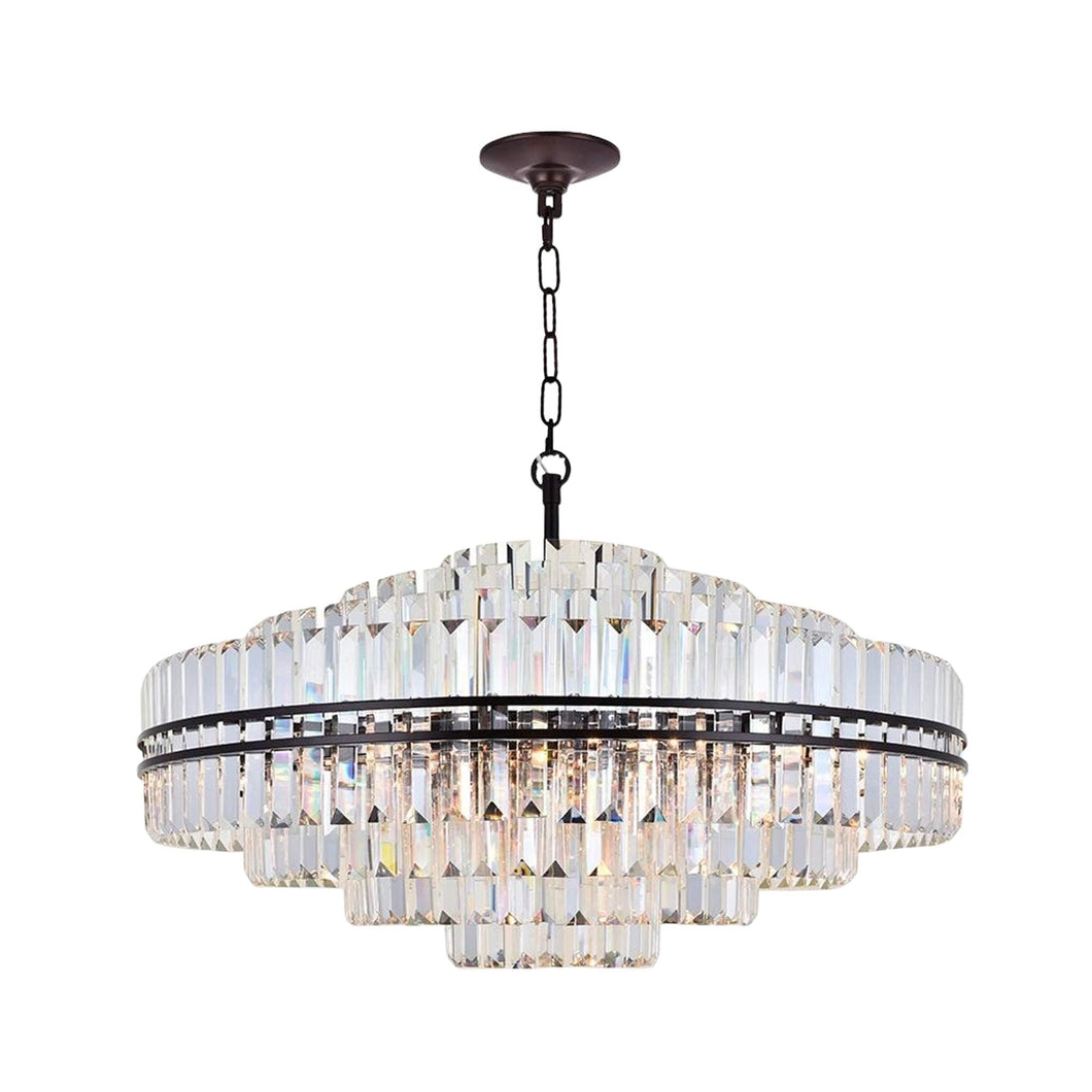 Ashton Collection - 100cm Chandelier - Warm Bronze Finish