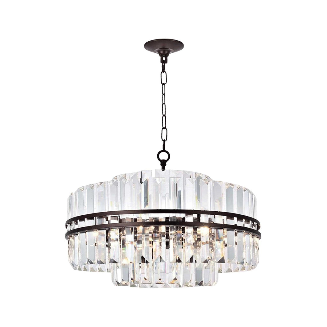 Ashton Collection - 55cm Chandelier - Warm Bronze Finish