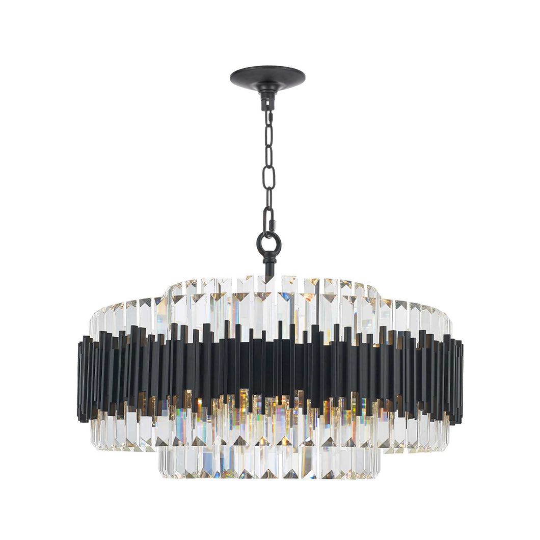 Allegra Collection - 72cm Chandelier - Matte Black