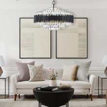 Load image into Gallery viewer, Allegra Collection - 83cm Chandelier - Matte Black
