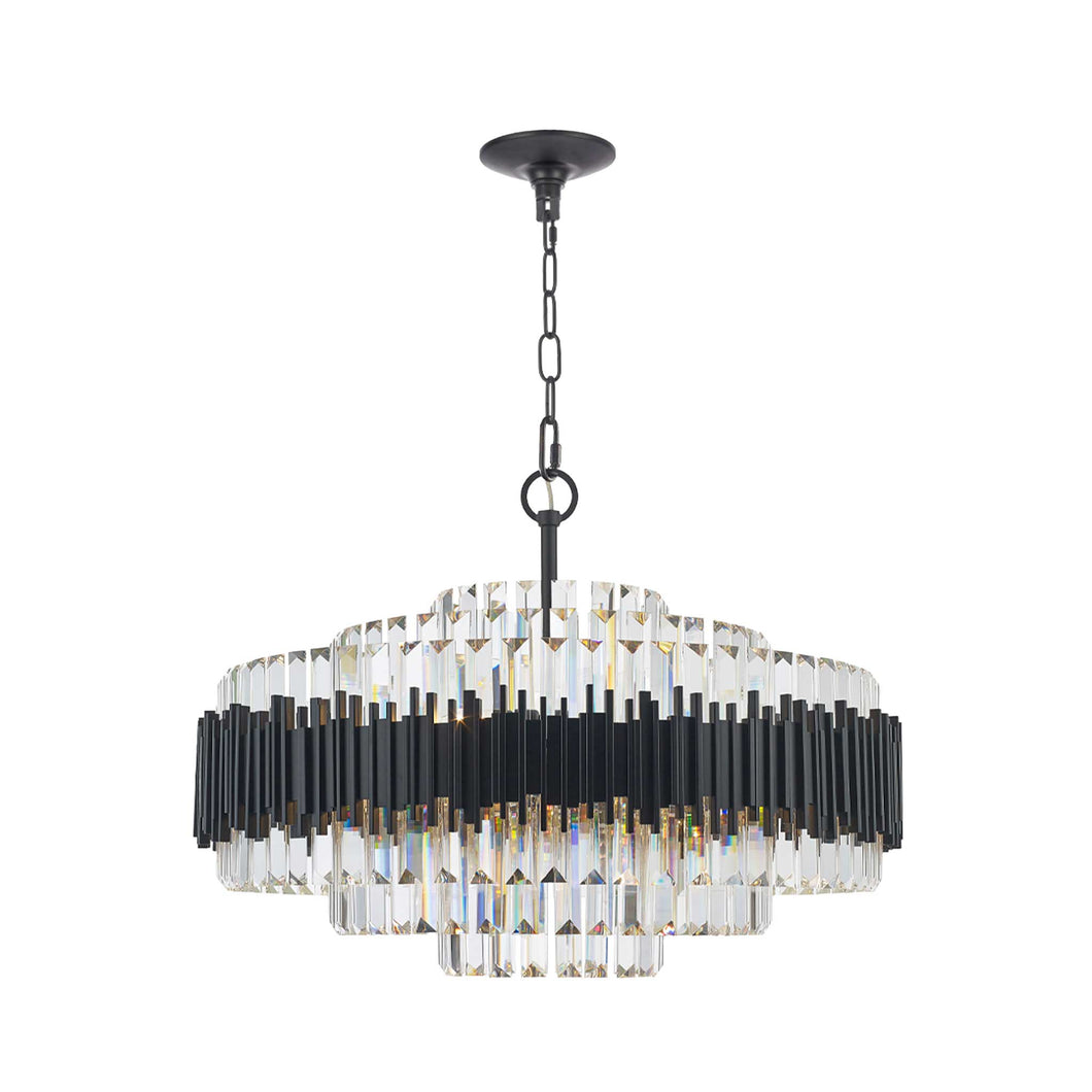 Allegra Collection - 83cm Chandelier - Matte Black