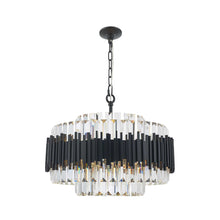 Load image into Gallery viewer, Allegra Collection - 58cm Chandelier - Matte Black
