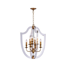 Load image into Gallery viewer, NewYork Lantern 8 Light - Antique Gold Finish
