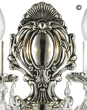 Load image into Gallery viewer, AMERICANA 2 Light Wall Sconce - Victorian - Silver Plated - Designer Chandelier 
