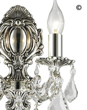 Load image into Gallery viewer, AMERICANA 2 Light Wall Sconce - Victorian - Silver Plated - Designer Chandelier 
