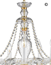 Load image into Gallery viewer, Bohemian Brilliance 7 Arm Crystal Chandelier- GOLD - Designer Chandelier 
