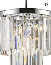 Load image into Gallery viewer, NewYork Oasis Chandelier- 2 Layer - Clear Finish - W:40cm - Designer Chandelier 
