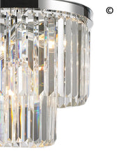 Load image into Gallery viewer, NewYork Oasis Chandelier- 2 Layer - Clear Finish - W:40cm - Designer Chandelier 
