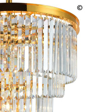 Load image into Gallery viewer, NewYork Oasis Spiral Chandelier - Gold - Width: 60cm - Designer Chandelier 
