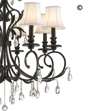 Load image into Gallery viewer, ARIA - Hampton 8 Arm Chandelier - Dark Bronze - Designer Chandelier 
