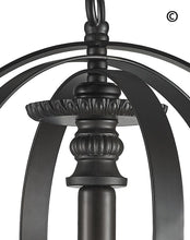 Load image into Gallery viewer, Hampton Orb - Single Light - Dark Bronze - Designer Chandelier 
