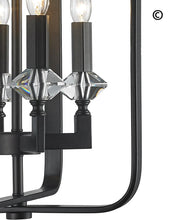 Load image into Gallery viewer, NewYork Allure - 4 Light - Dark Bronze - Designer Chandelier 
