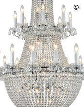 Load image into Gallery viewer, NewYork Empress - Basket Chandelier- Chrome - Width: 102cm - Designer Chandelier 
