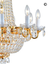 Load image into Gallery viewer, NewYork Empress - Basket Chandelier - Gold - Width: 60cm - Designer Chandelier 
