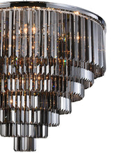 Load image into Gallery viewer, Odeon (Oasis) Chandelier- 7 Layer - Smoke Finish - W:100cm
