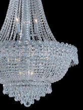 Load image into Gallery viewer, Empire Basket Chandelier - CHROME - 12 Light
