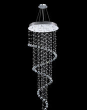 Load image into Gallery viewer, Contemporary Spiral LED Chandelier - W:60cm H:180cm
